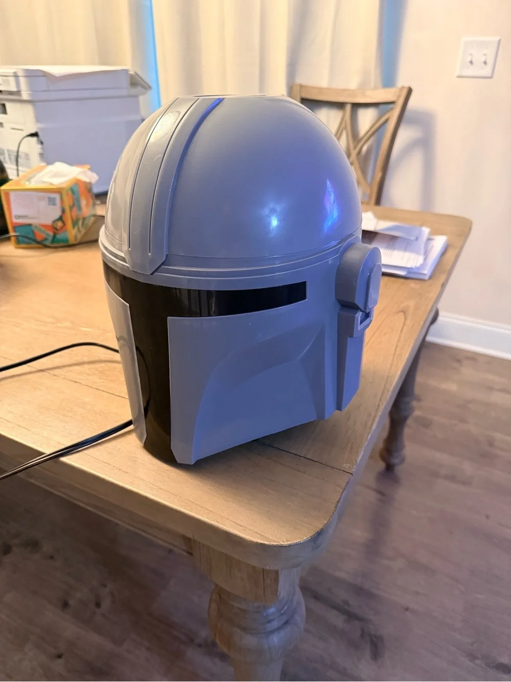 Popcorn maker The Mandalorian-Style VR/AR Helmet Accessory - Gray